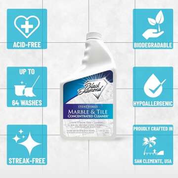 MARBLE & TILE FLOOR CLEANER. Great for Ceramic, Porcelain, Granite, Natural Stone, Vinyl and Brick. ...