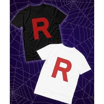 Team Rocket Men's Anime Halloween T-Shirt - Stylish Costume