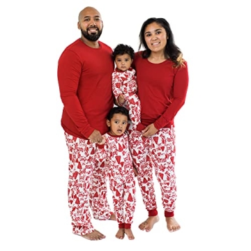 Burt's Bees Baby Unisex Baby Womens Family Jammies Matching Holiday Organic Cotton Pajamas, Woodland...