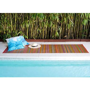 Fab Habitat Outdoor Rug - Waterproof & Fade Resistant - 4x6