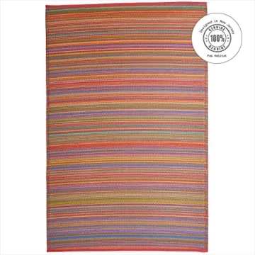 Fab Habitat Outdoor Rug - Waterproof & Fade Resistant - 4x6