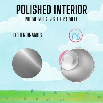 Stainless Steel Kids Cups Set - Safe and Fun for Toddlers