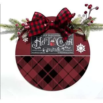 Alinacutle Plaid Block Silkscreen Stencil,Reusable Self-Adhesive Silk Screen Printing, for Printing on Wood/Fabric/Paper, Home Decoration, Christmas Gift 8.5" x 11"