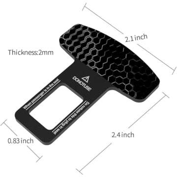 enttgo Seat Clips Pads Universal car Accessories for Most Vehicles 2 Pack