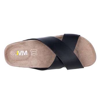 Women’s Cork Footbed Sandals - Suede X-Band Slides