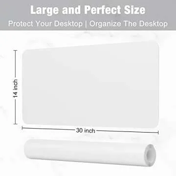 Hsurbtra Desk Pad - Large Waterproof PU Leather Mat