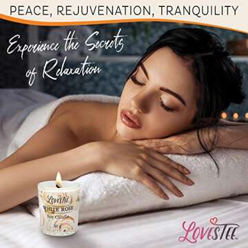 Valentines Day Bath & Body Spa Gift Basket for Women, Best Gift for Mother's Day & Birthday, White Rose Set Body Lotion, Shower Gel, Bubble Bath, Bath Salt, Towel, Soap, Oil, Candle, Gloves,