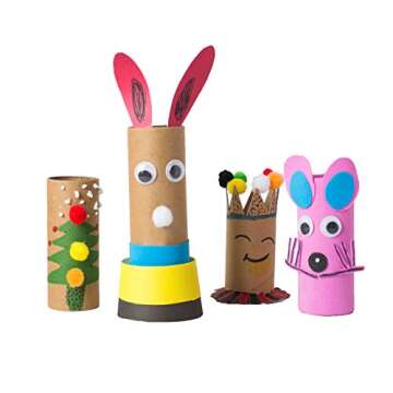 30 Pack Craft Rolls - Thick Cardboard Tubes for Crafts