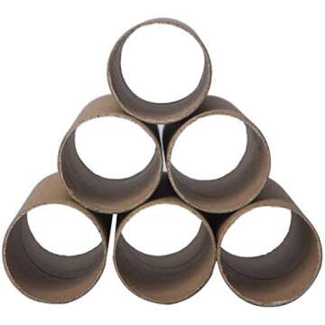 30 Pack Craft Rolls - Thick Cardboard Tubes for Crafts