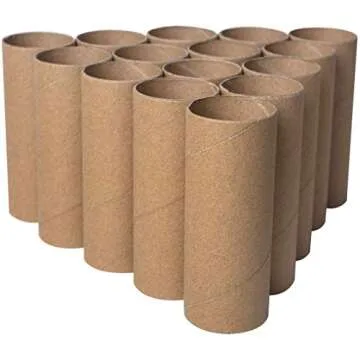 30 Pack Craft Rolls - Thick Cardboard Tubes for Crafts