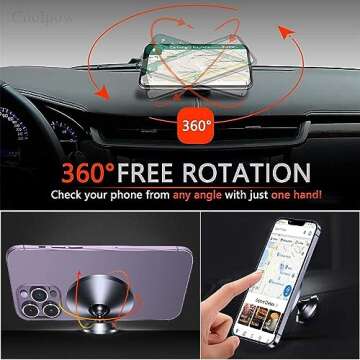 iPhone MagSafe Car Mount 2-Pack with Strong Magnet