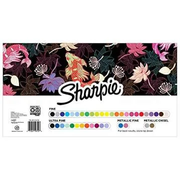 Sharpie 40-Count Holiday Set - Vibrant Metallic Markers for Creativity!