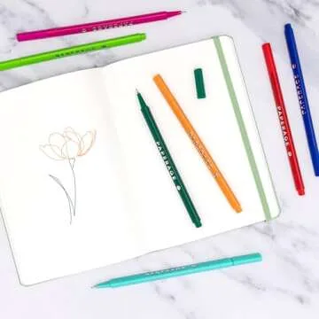 PAPERAGE Blank Journal Notebook, (Sky Blue), 160 Pages, Medium 5.6 inches x 8 inches - 100 GSM Thick Paper, Hardcover