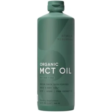 Sports Research Keto MCT Oil - Organic Medium Chain Triglycerides for Ultimate Brain and Body Fuel