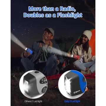 Esky Emergency Hand Crank Radio with 2000mAh Power Bank