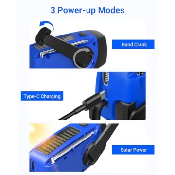 Esky Emergency Hand Crank Radio with 2000mAh Power Bank