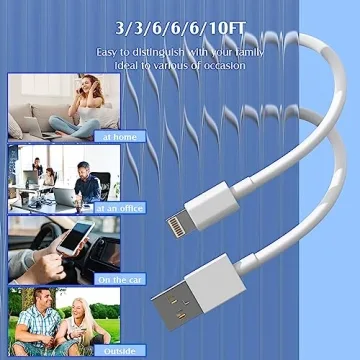iPhone Charger Fast Charging Cable 6 Pack