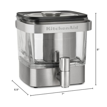 KitchenAid Cold Brew Coffee Maker - Easy & Stylish 28 oz
