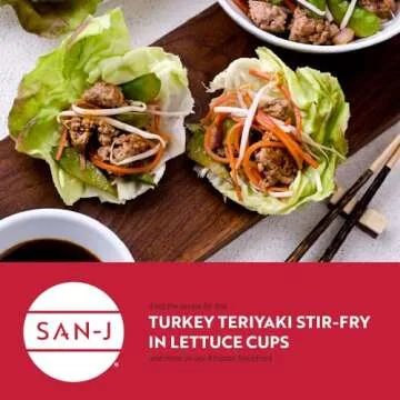 San-J - Gluten Free Teriyaki Sauce - Well-balanced Sauce for Cooking - Non-GMO - 10 oz Bottle - 2 Pack