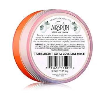 Coty Airspun Face Powder, Translucent Extra Coverage, 2.3 Ounce, Pack of 1