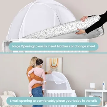 Safety Crib Tent for Adventurous Toddlers, Easy Setup