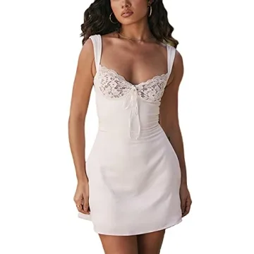 Stylish Sexy Sleeveless Satin Mini Dress for Parties and Casual Outings