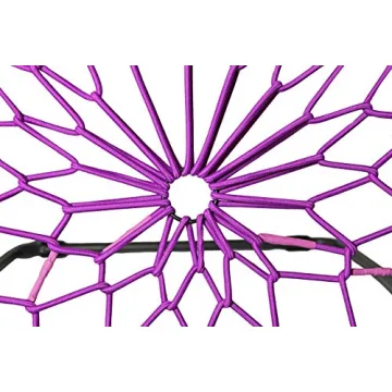 Zenithen Bunjo Foldable Portable Chair Plum Pack of 2