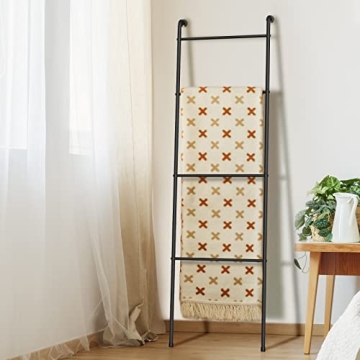 Stylish ABQ Blanket Ladder for Decor and Storage
