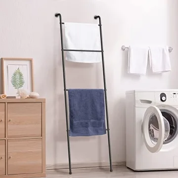 Stylish ABQ Blanket Ladder for Decor and Storage