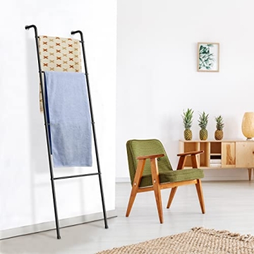 Stylish ABQ Blanket Ladder for Decor and Storage