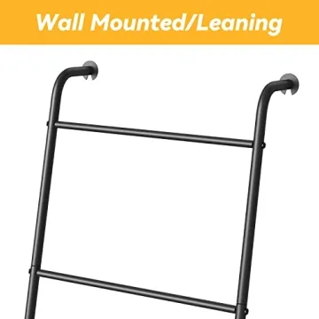 Stylish ABQ Blanket Ladder for Decor and Storage
