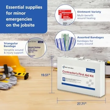 Essential First Aid Contractor Kit for Home and Job Sites