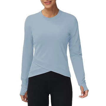 Women's Stylish Long Sleeve Compression Workout Shirt