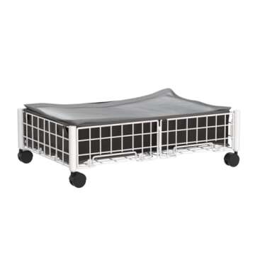 HOUSE AGAIN 2-in-1 Under Bed Storage with Wheels, 2 Pack