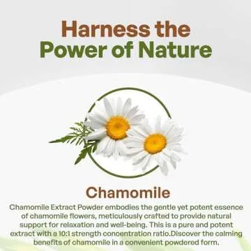 Go Nutra Chamomile Extract Powder 10:1 Strength Supplement