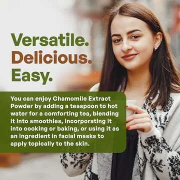 Go Nutra Chamomile Extract Powder 10:1 Strength Supplement