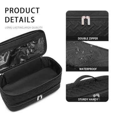 ARLMEGOR Hair Tools Travel Case - Stylish and Durable