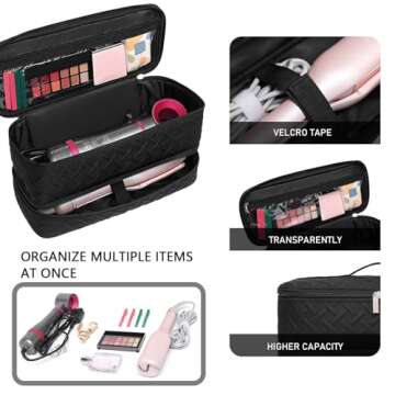 ARLMEGOR Hair Tools Travel Case - Stylish and Durable
