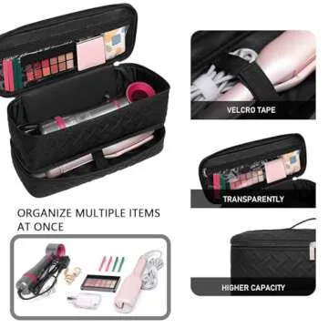 ARLMEGOR Hair Tools Travel Case - Stylish and Durable