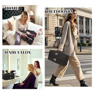 ARLMEGOR Hair Tools Travel Case - Stylish and Durable