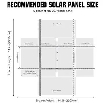 ECO-WORTHY Solar Panel Dual Axis Tracking System (Increase 40% Power) with Tracker Controller, Complete Solar Tracker Kit, Ideal for Different Solar Panels, for Yard/Farm/Field