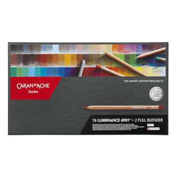 Caran d'Ache Luminance 6901 Clr Pncl Set 76 Artist Rng