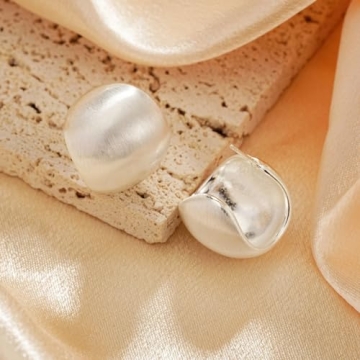 Sylph Chunky Gold Earrings Trendy Hypoallergenic Statement Jewelry