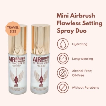 Charlotte Tilbury Flawless Setting Spray Duo Set - 2x 1.1 oz
