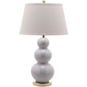 Pamela Modern Ceramic Table Lamp Set - Elegant Illumination