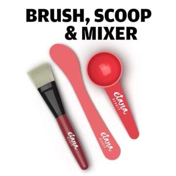 Natural Aztec Clay Mask Kit by Etana for Skincare