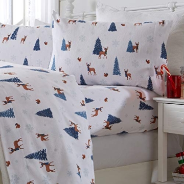 Great Bay Home King Flannel Sheets Perfect for Winter Cozy Nights