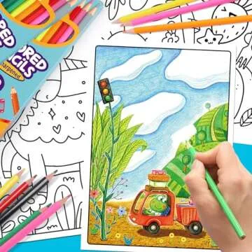 Toidgy 144 Count Colored Pencils for Kids, 12 Packs Colored Pencils Bulk 12 Colors, Pre-sharpened Co...