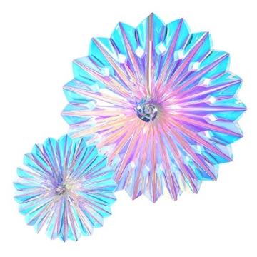 Iridescent Hanging Decorations for Weddings, Birthdays, and More