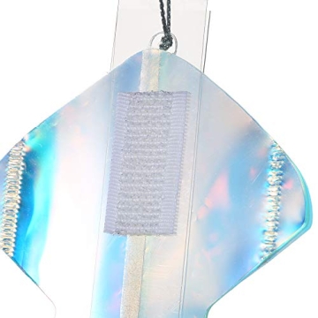 Iridescent Hanging Fans for Party Decor and Weddings